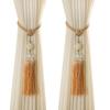 2pcs Pearl Tassel Straps Curtain Tiebacks