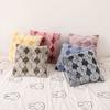 Nordic Imitation Wool Pillow Cover Diamond Lattice Plush Sofa Pillow Cushion Cover