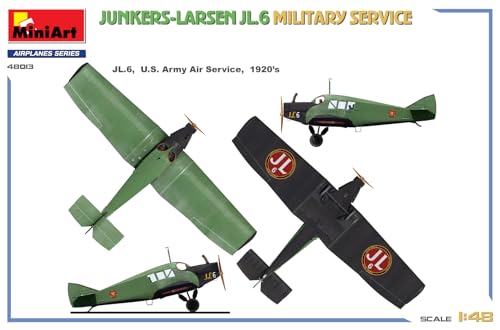 Miniart 1/48 Junkers-Larsen JL.6 Military Plastic Model Kit MA48013 (Airplane)