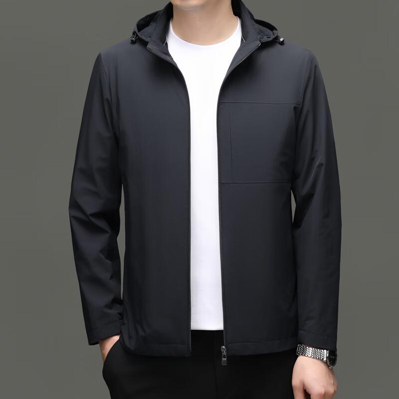 

Firstview Men s Casual Detachable Hood Jacket 4XL