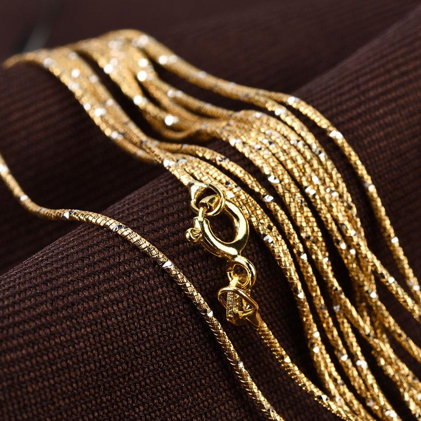 

Цепочка из стерлингового серебра 925 пробы «Змеиная кость» 1 мм, цветное серебряное колье, цепочка на шею с лазерным разделением цветов, серебряная цепочка для сочетания 2.3g