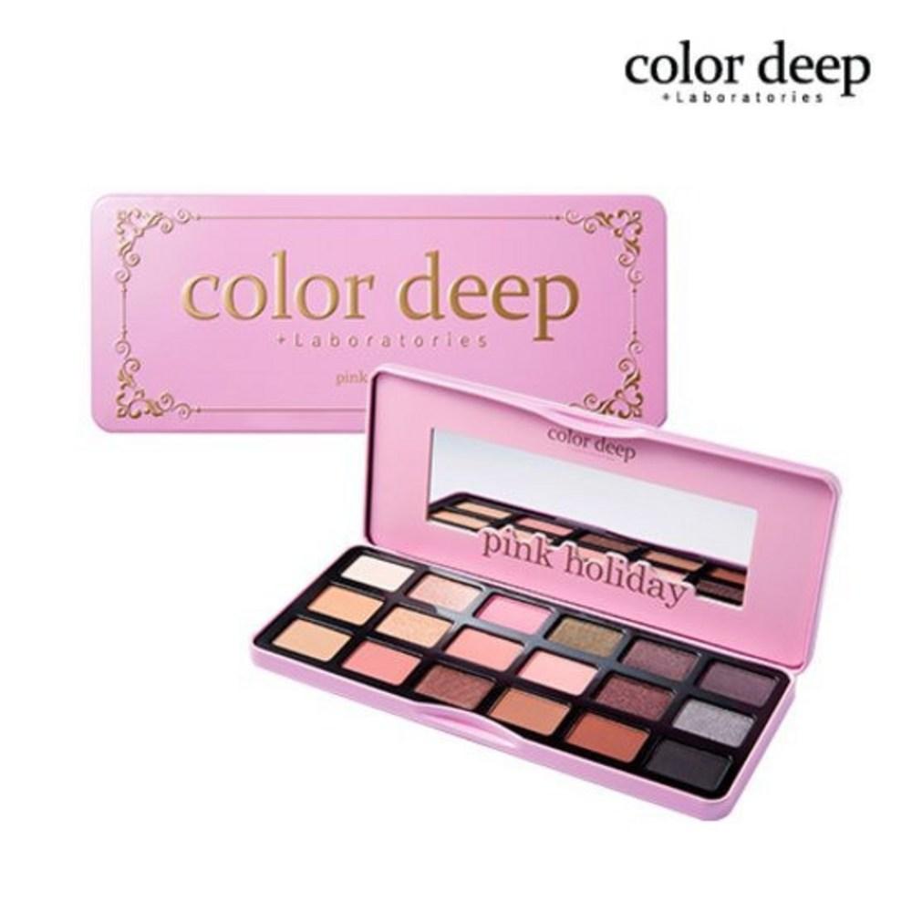 

Colordeep 18-color pink holiday eyeshadow palette, mixed colors, 1 piece