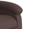Electric Massage Chair Brown Faux Leather