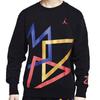 Jordan Sweatshirts Men's Black Crew Neck Moderate Regular CZ5468-010