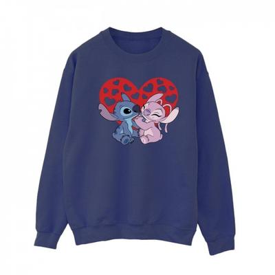 Womens/Ladies Lilo & Stitch Hearts Sweatshirt