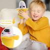 Bananenförmiges Sensor-Metronom Plüschtier – Niedlicher, Weicher, Interaktiver Musikübungs-Begleiter für Kinder, Kompatibel mit Learning Fun