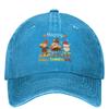 Happy Thanksgiving Gnomes Baseball Cap Pumpkin With Autumn Falling Leaves Outdoor Gym Hip Hop Dad Hats Unisex Women Snapback Cap