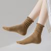 Haruyang Women's Ankle Pleated Socks Fall/Winter 6-Set