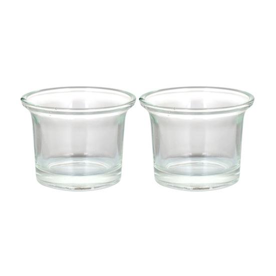 Glass Bird Feeder Cups, Feeder Replacement Bowls, 2.44 Inch Weatherproof Glass Bowl for Hummingbird & Finch, Outdoor Hanging Feeder Accessory & Candle
