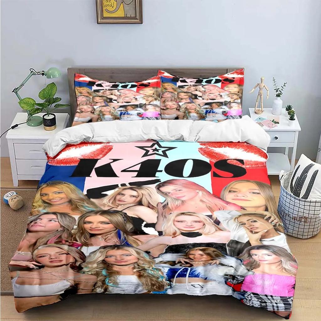 Europe Star Group K-k4os Bettwäsche-Set Einzelbett Doppelbett Vollgröße King-Size Musikalisch Begabt Bettwäsche Erwachsene Jugendliche Schlafzimmer Geschenk