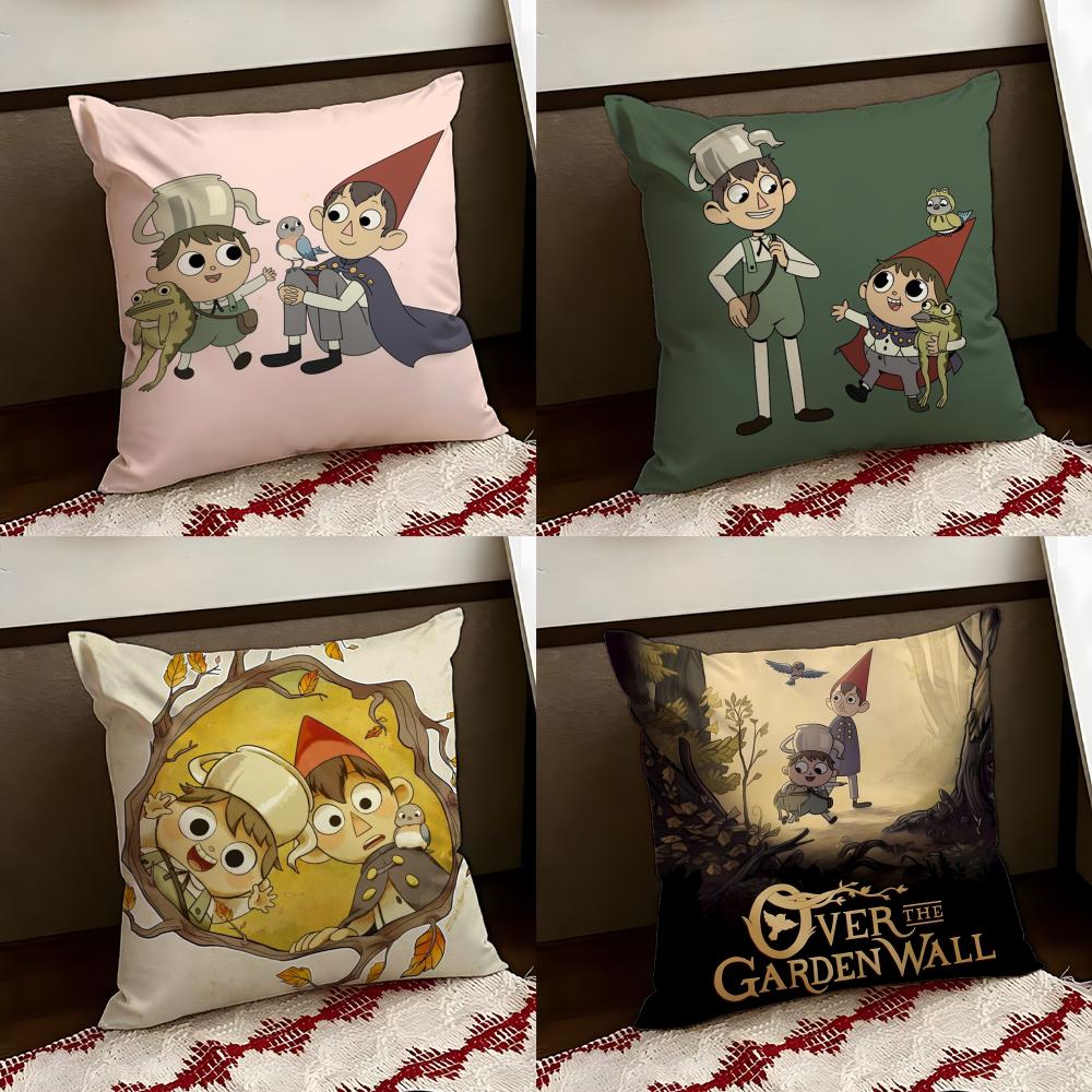 OOver The Garden WallS Cushion Cover Reversible Soft Durable Pillow Cover Home Car MultiScene Use for Daily Comfort