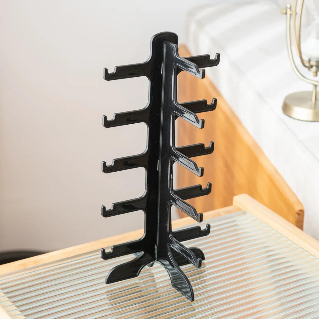 Plastic Sunglasses Show Rack Holders Eyeglasses Display Stand Storage Holder Glasses Shelf Home Organizer Space Saving Shelf
