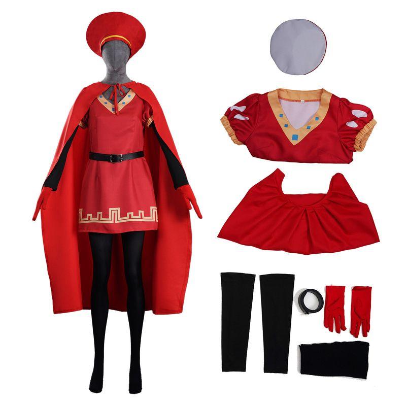 Shrek Cosplay Costume Farquaad Maxi King Suit Movie Character Performance Costume Cross-Border Factory Y604 Complete Set XS