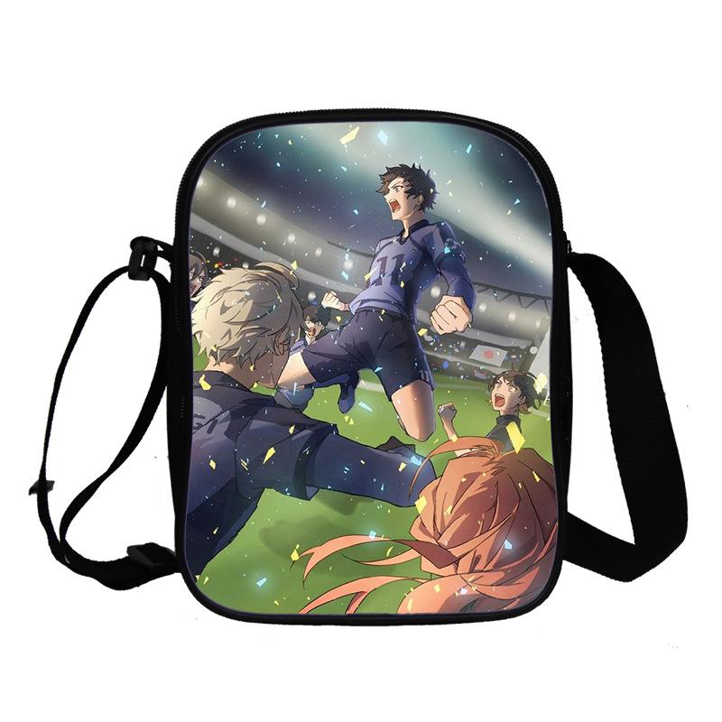 Neue Blaue Gefängnis Animation Peripherie 3D Vollfarbdruck Tragbare Umhängetasche Teenager Crossbody Tasche