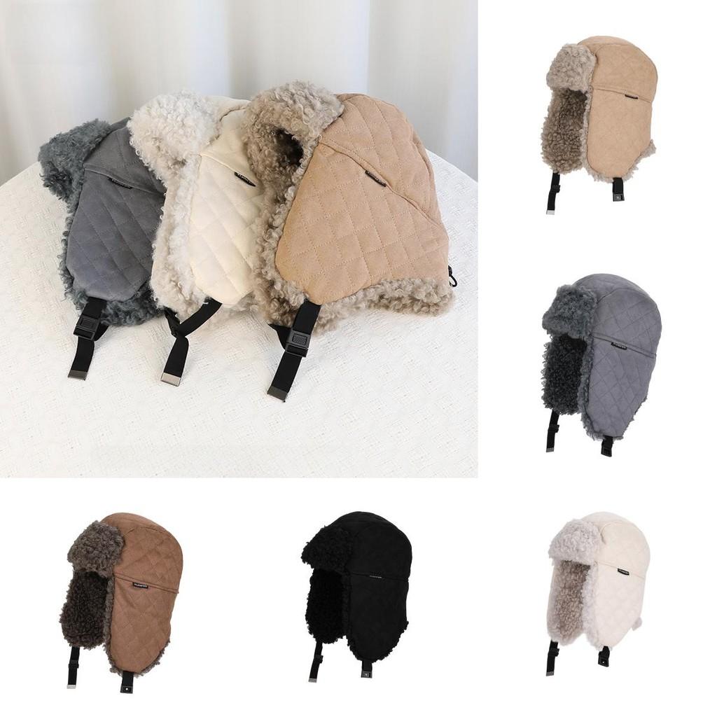 Fleece Hat Winter With Ear Guard For Men And Women Outdoor Headwear Windproof