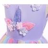 Kinder Regenbogen Einhorn Kleid mit Farbverlauf: Ärmelloser Macaron-Gaze-Rock Prinzessinnen-Set