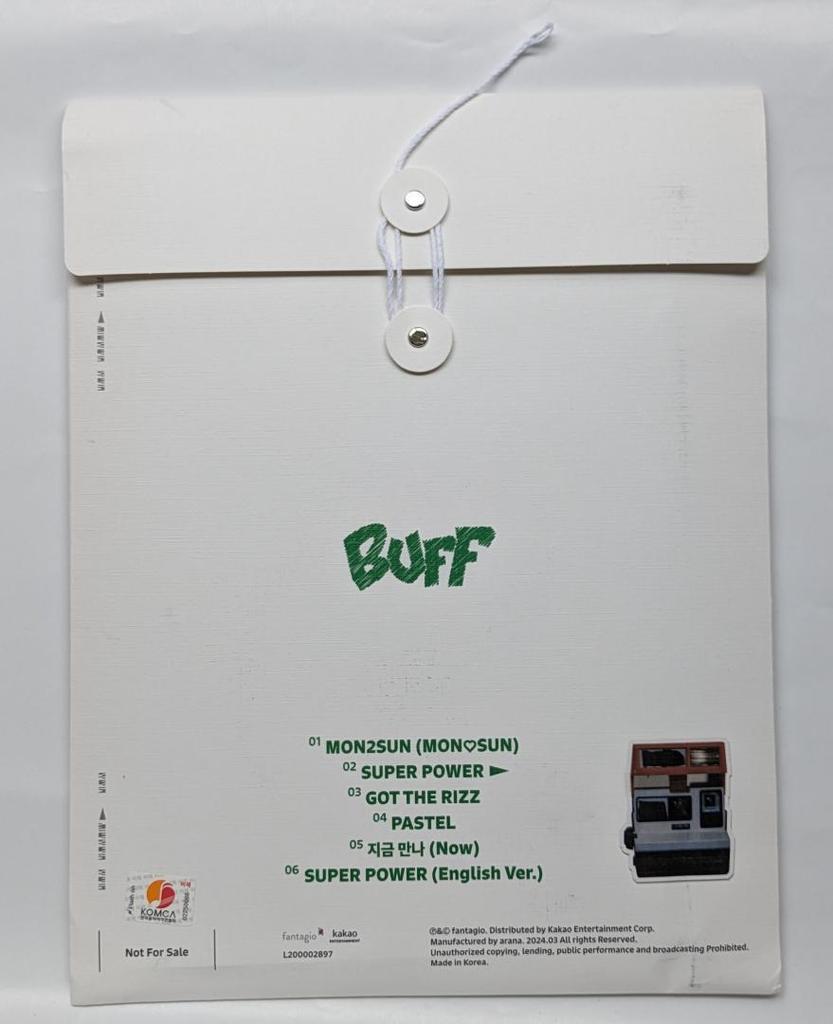 [USED] Not for sale member autograph CDLUN8BUFF