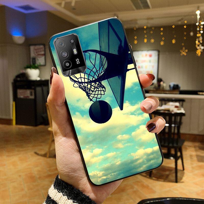 

Баскетбольный спортивный чехол для телефона OPPO A74 A94 5G A3S A5 A5S A9 A12 A15 A15S A52 A53 A53S A72 A73 2020 A91 5G Чехлы coque OPPO A94 5G