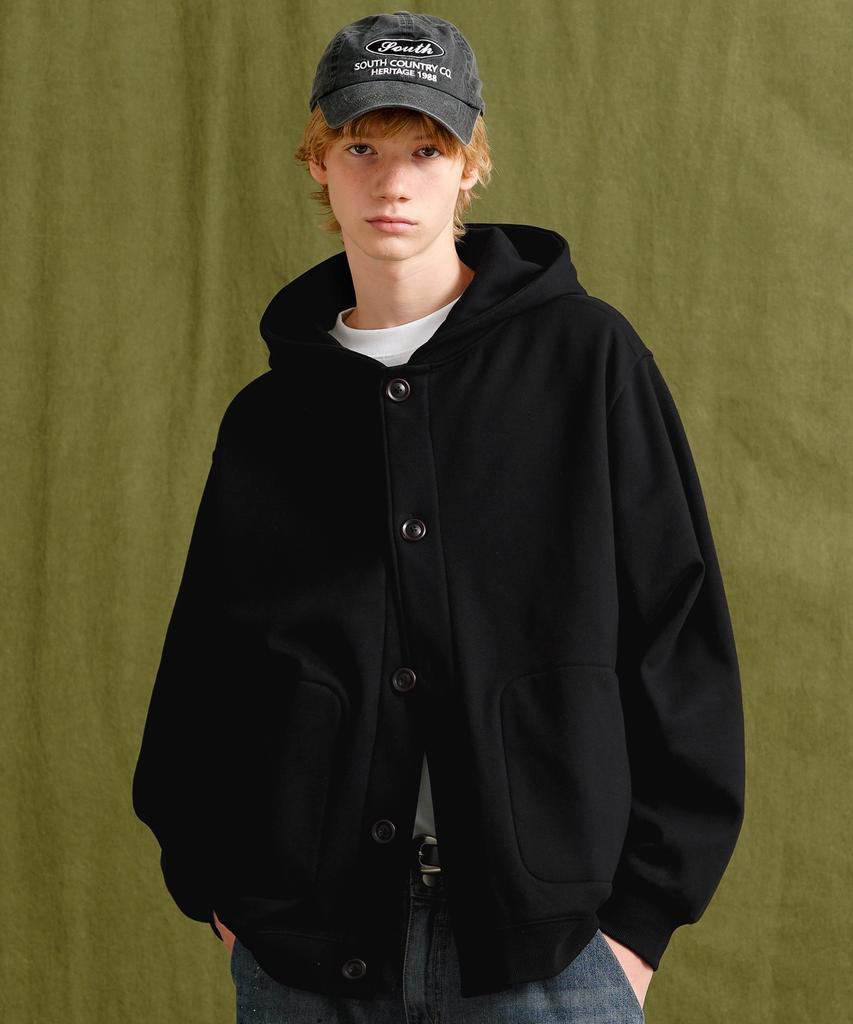 Wv Project Relax Stadium Hooded Jumper Black Jjot7730