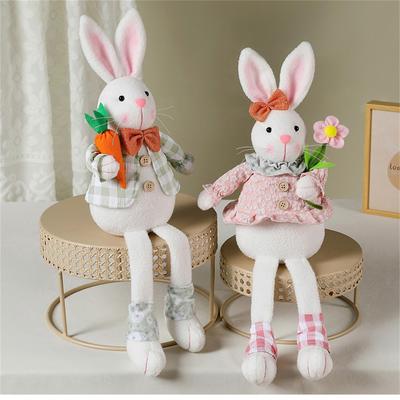 Easter Bunny Doll Figurine Decoration