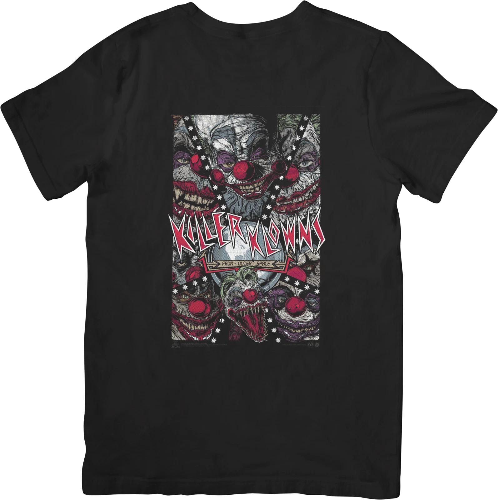 

Музыка Клоунов-Убийц Унисекс Посадка для Мужчин и Женщин Качественная Хлопковая Футболка Черная L