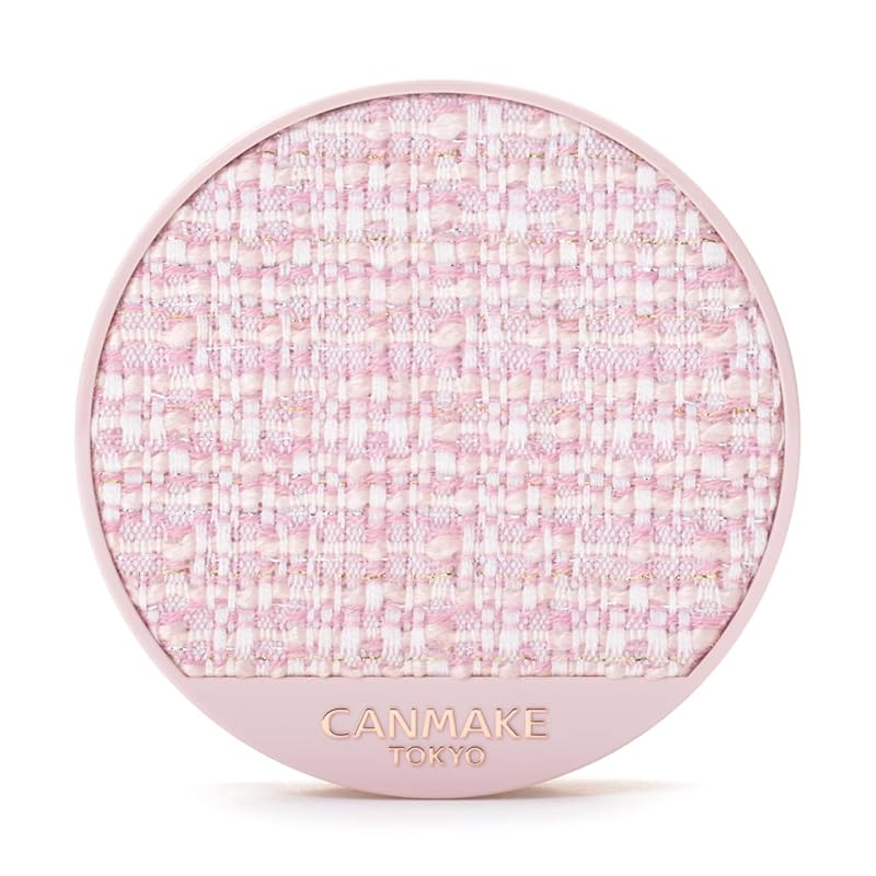 

CANMAKE Marshmallow Finish Powder ~Abloom~ 01 (Limited Edition Tweed Container) Dearest Bouquet Tone-Up Face Powder, Complexion Corrector, Wash-Off,