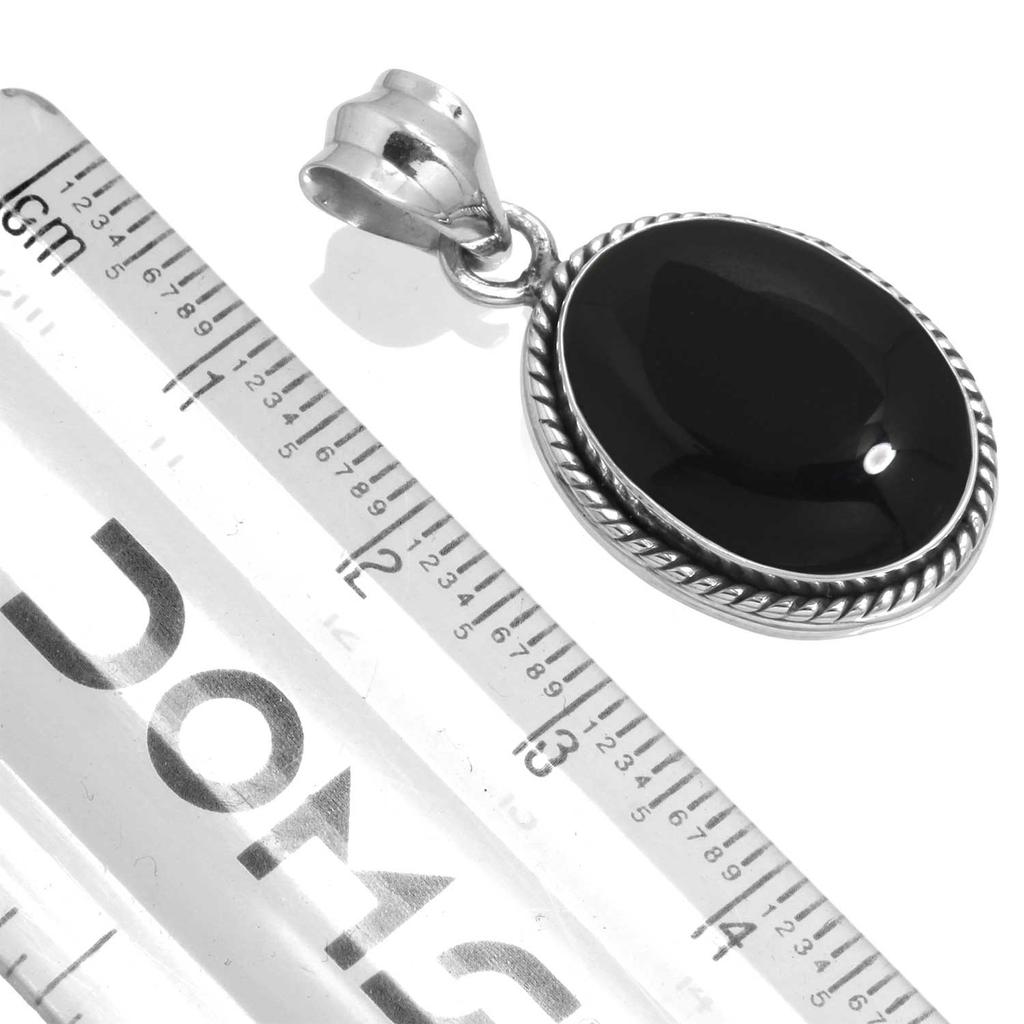 925 Sterling Silver Pendant Women Gemstone Handmade Jewelry Engagement Gift Amber Amethyst Black Onyx Carnelian Garnet Quartz Green Onyx Gold Stone