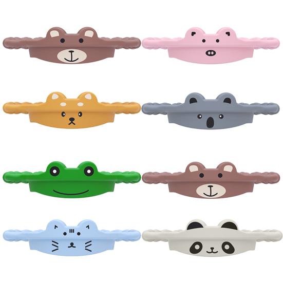 Animal Water Bottle Handle Strap Heavy Duty Non-slip Cup Silicone Ring Sling Holder Travel Tumbler Carrier Lanyard Cup Accessories