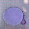 Round Shape ID Card Bag Solid Color Keychain Wallet Fashion Coin Purse  Gift