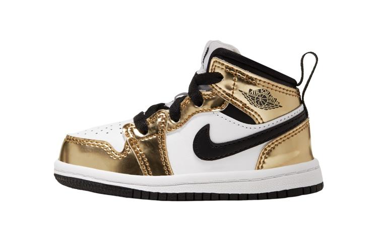 Jordan 1 Mid Metallic Gold Black White TD DC1424-700 22