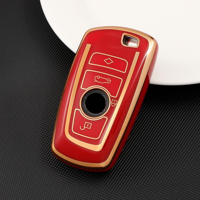 For BMW TPU Car Key Case Cover Sheathing X1 X2 X3 X5 X6 F10 F20 F30 F15 F11 F25 525i 530i F48 E60 E87 M3 M4 G30 G20 Keychain Accessories