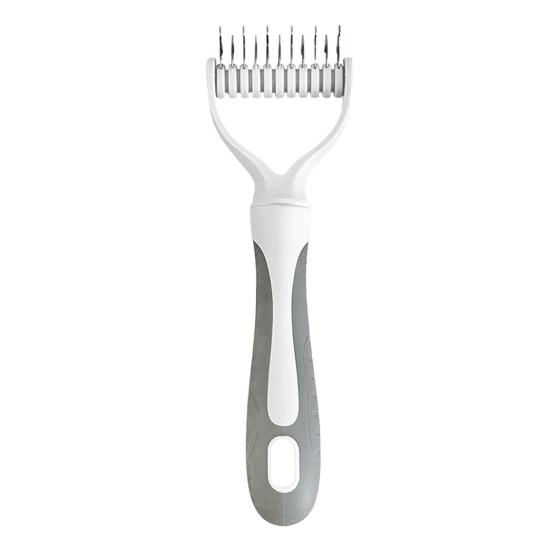 Deshedding Dog Brush for Long Haired Dogs Cats Undercoat Shedding Rake for Dematting Detangling Matted Fur And Knots Pet Grooming Supplies