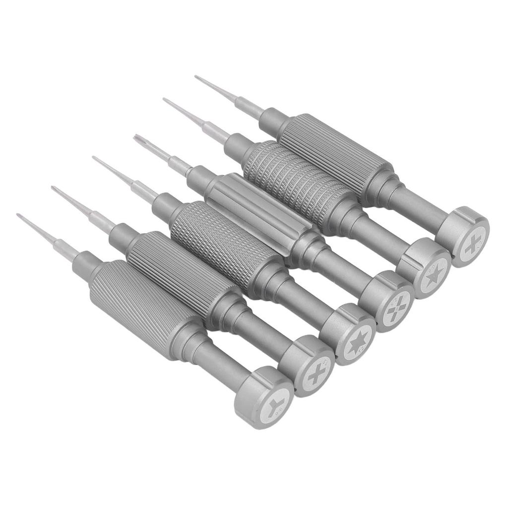 Juego de 6 Destornilladores para Teléfono Fuerte Resistente al Desgaste 0.6 0.8 T2 1.2 1.5 2.5 Kit de Destornilladores Magnéticos