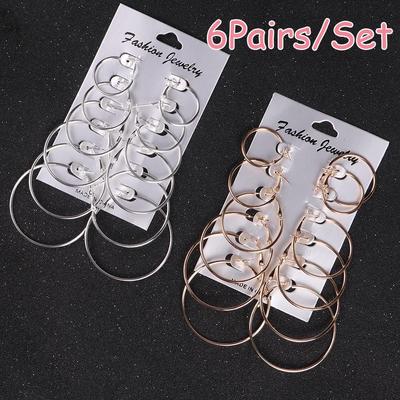 1 Paire Femmes Hommes élégant Scrub cubique oreille Stud Cuff HOOP Clip Boucles D/'oreilles Bijoux