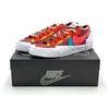 DM7901-600 KAWS Sacai Blazer Low Team Red White Maroon Pink Blue (Men's)