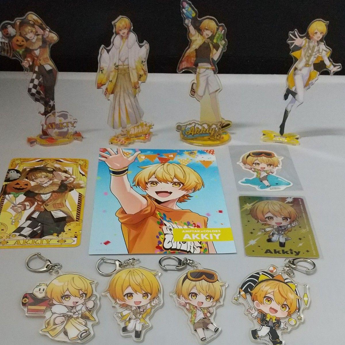 Used AMPTAKxCOLORS Akki Goods Bulk Sale Acrylic Stand Keychain Card