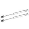 2 Stück Kraft Türheber Stütze Zinklegierung Möbel Gasfeder Schrank Soft-Close Scharniere für Schranktür Küche