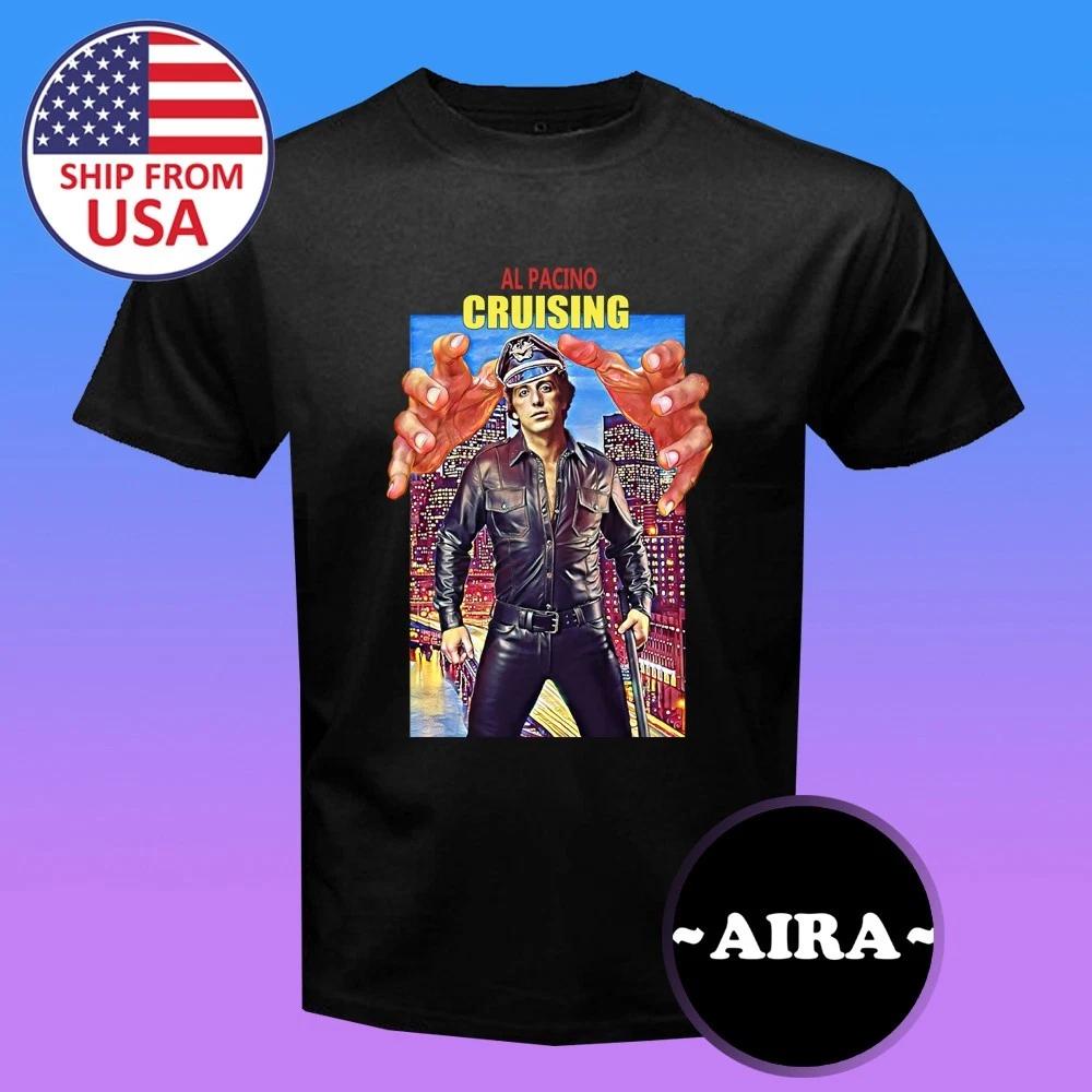 Cruising Retro Action Movie Al Pacino Men s Black Size S-5XL M