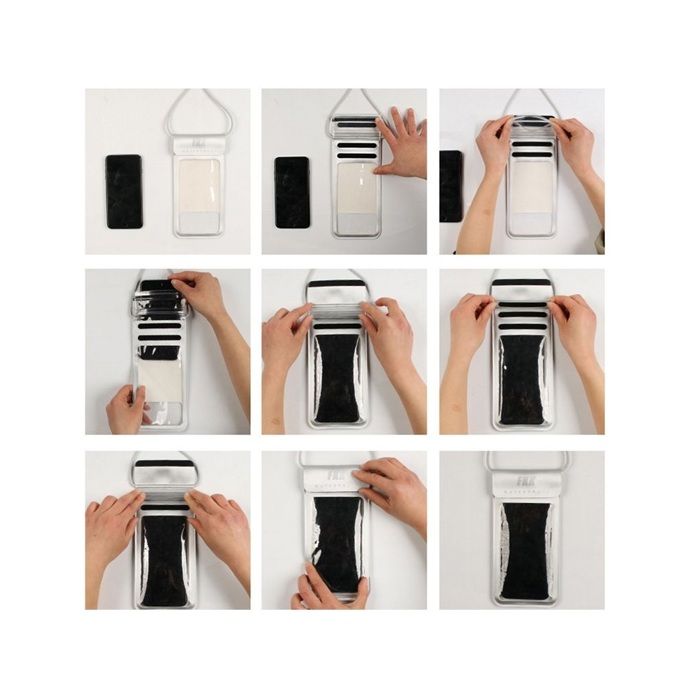 Housse étanche pour téléphone - HAWEEL - VSMART JOY 1 (2018) - Submersible - Plage/Piscine/Plongée - Noir