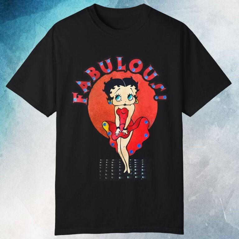 Vintage Betty Boop Fabulous T-shirt  S-5XL Unisex T-Shirt M