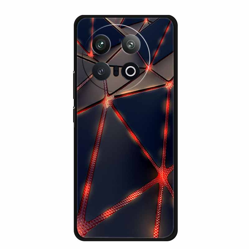 For Vivo iQOO 13 5G Back Cover Case iQOO13 Coque Black Silicone Soft Phone Case For Vivo iQOO 13 Case 6.82" Shockproof Funda Bag
