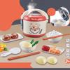 Kitchen 21Pcs Toys Set Realistic-Looking Voice Spray Rice Cooker Kids Pretend Play House Chef Appliances Educational Toy Gifts For Kids