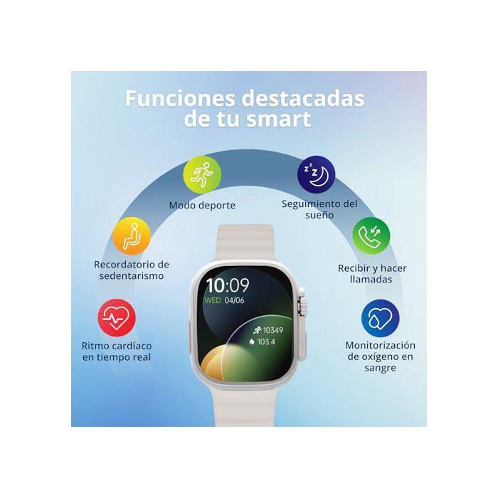 Montre connectée - Radiant - Design élégant - Notifications et appels - Autonomie de 7 jours - Assistant Santé 24H