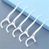 Portable Disposable Dental Floss Portable Dining Oral Dental Floss-stick 100 Pcs/bag