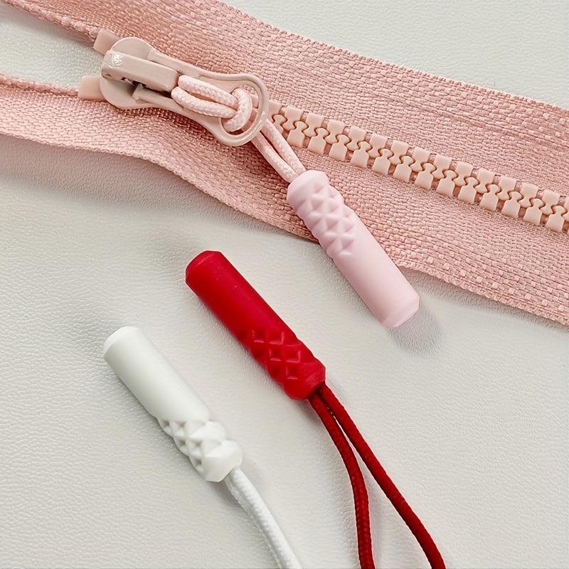 6pcs Detachable Zipper Puller Accessories for Clothing and Bags, Colorful Pendant Drawstring Cord,TabsBackpack Zipper Cords