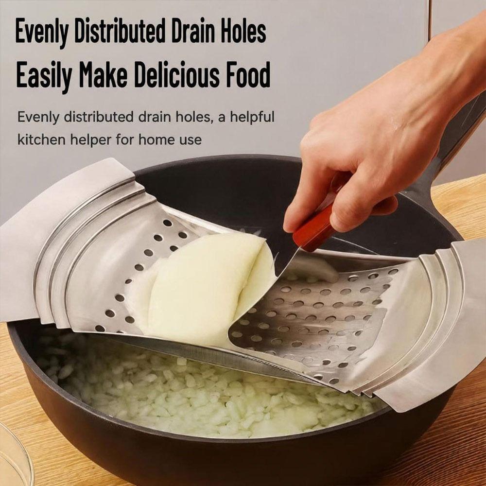 Pot-Mounted Dough Drop Maker Stainless Steel Soup Noodle Maker Noodle Strainer Board Soup Making