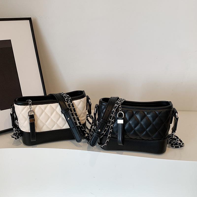 Early autumn new high-end chain stray bag street shooting trend single shoulder oblique span women's bag