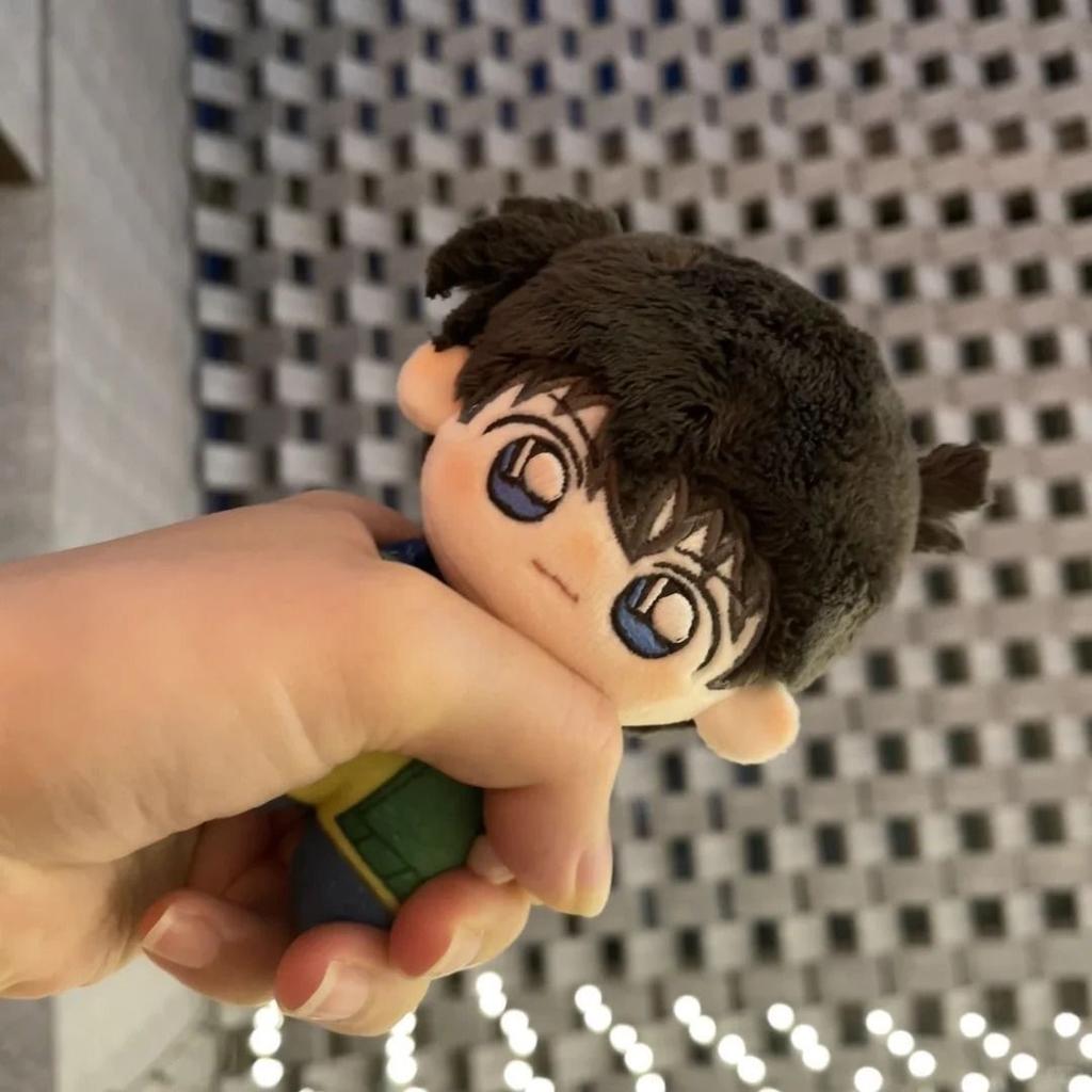 10cm Anime Detective Conan Creative Plush Doll Kudou Shinichi Cute Mini Cosplay Stuffed Toy Birthday Gift