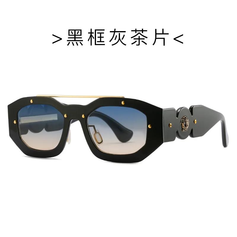Retro Square Frame Sunglasses for Women Men Vintage Fashion Luxury Designer Sun Glasses UV400 Trendy Eyewear Lentes