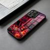 HazbinS H-Hotels AlastorS Handyhülle Liederlichkeit Glas Für IPhone 16 15 14 Pro Max 13 12 Mini 11 X XS XR 8 Plus Für Samsung S 25